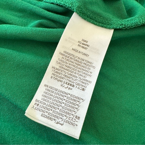 VEUC boden square neck jersey mini dress green 4 small 2024 current tag - Picture 11 of 12